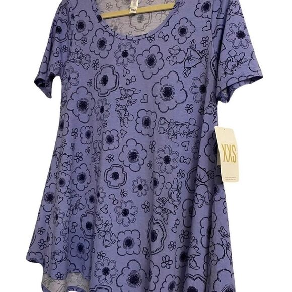 LuLaRoe XXS Perfect Tee • Disney’s Minnie Mouse • Purple • Rare Print • BNWT - Picture 9 of 12